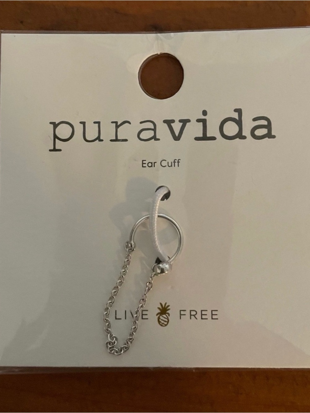 Pura Vida Silver Ear Cuff
